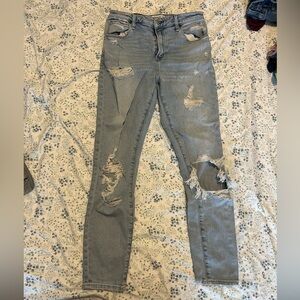 Distressed Light Blue Women's Jeans